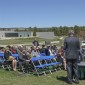 Elder Melville, graveside service